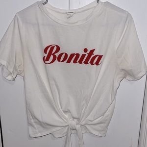 Cute knotted t-shirt